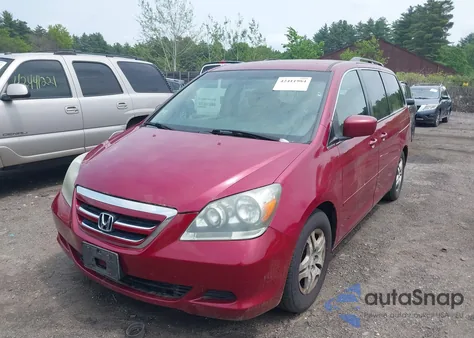 2006 Honda Odyssey Ex из США, поврежденный, VIN 5FNRL38446B058436